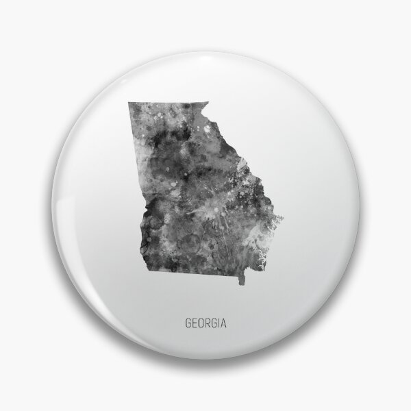 Item preview, Georgia Watercolor Map designed and sold by ArtPrints.
