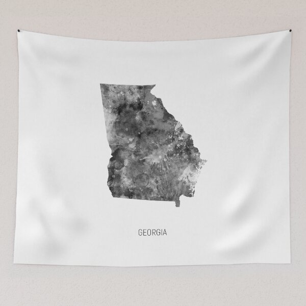 Item preview, Georgia Watercolor Map designed and sold by ArtPrints.