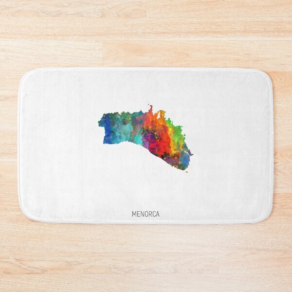 Item preview, Menorca Watercolor Map designed and sold by ArtPrints.