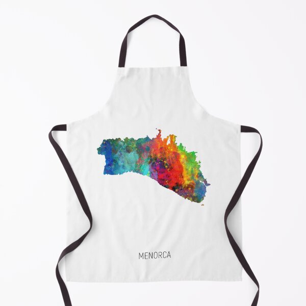 Artikelvorschau, Menorca-Aquarellkarte entworfen und verkauft von ArtPrints.