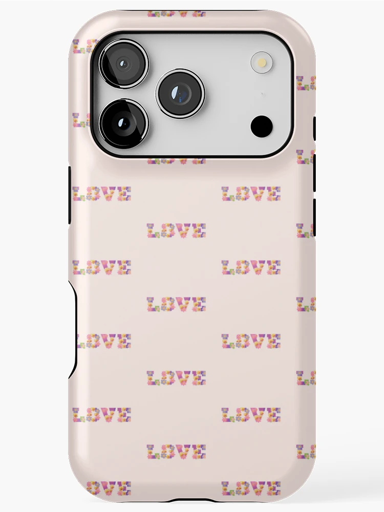 Thumbnail 1 of 4, iPhone Case, LOVE designed and sold by AbstractThreads.