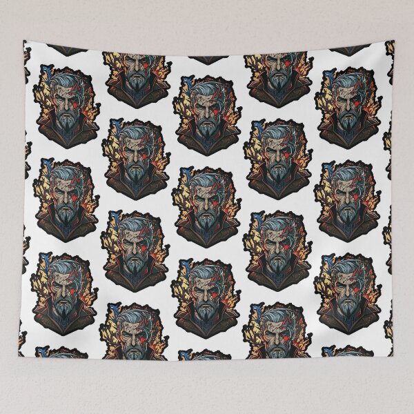 Item preview, Burnt Necromancer raising the dead!  designed and sold by AntheaLotus.