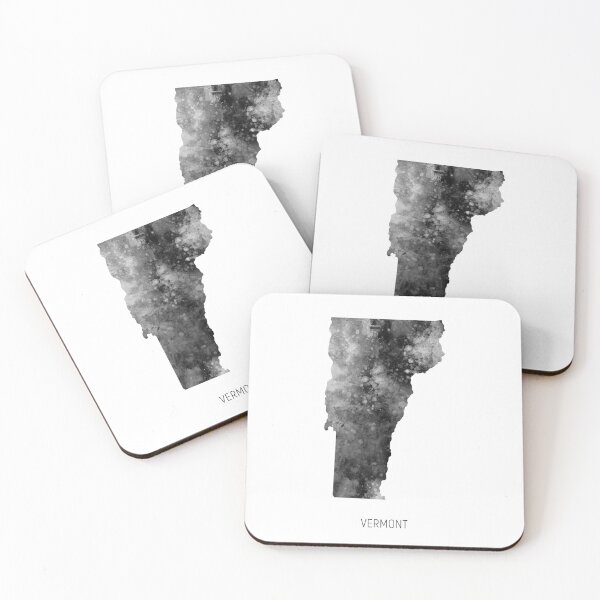 Item preview, Vermont Watercolor Map designed and sold by ArtPrints.