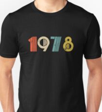 Vintage 1978 - 40th Birthday Unisex T-Shirt