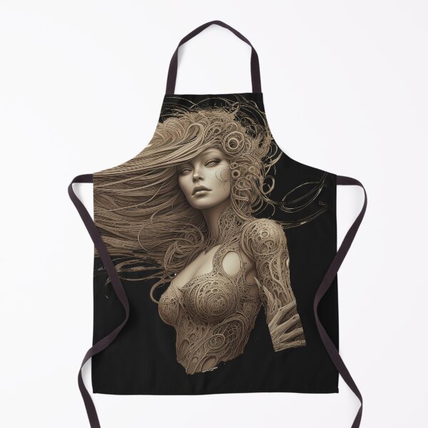 Item preview, the goldan beauty 3(no background)beauty-woman-female-fantasy-beautiful-girl-face-feminism designed and sold by Hermossa-Art.