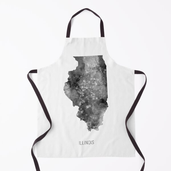 Item preview, Illinois Watercolor Map designed and sold by ArtPrints.