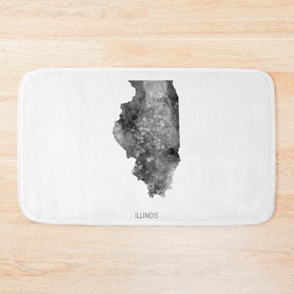 Item preview, Illinois Watercolor Map designed and sold by ArtPrints.