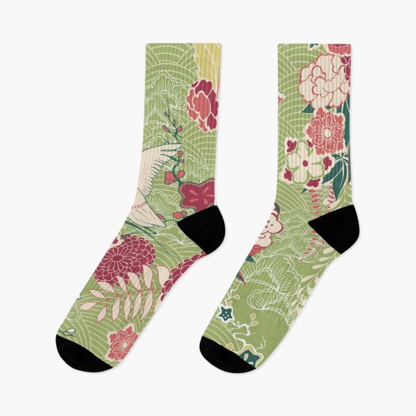 Item preview, Japanese Traditional Crane Pattern designed and sold by OneCreativeArt.