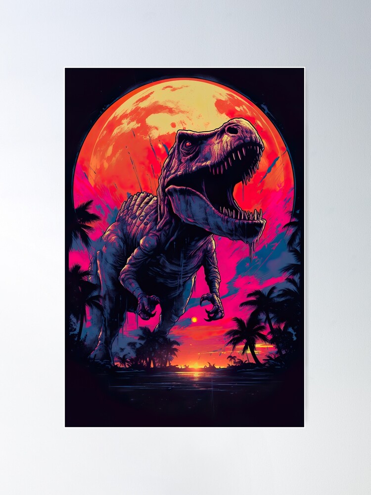 Error Trex' Poster, picture, metal print, paint by Raiyan Ariansyah