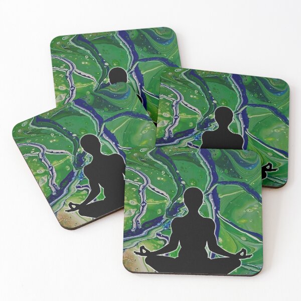 Item preview, Geometric Zen- Original Fluid Art Design designed and sold by AussieMuma.