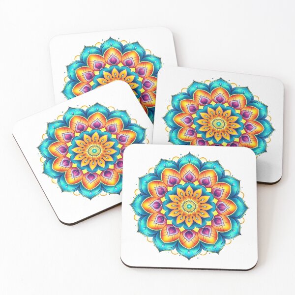 Item preview, Groovy Color Pop Mandalas designed and sold by Silverstormer.