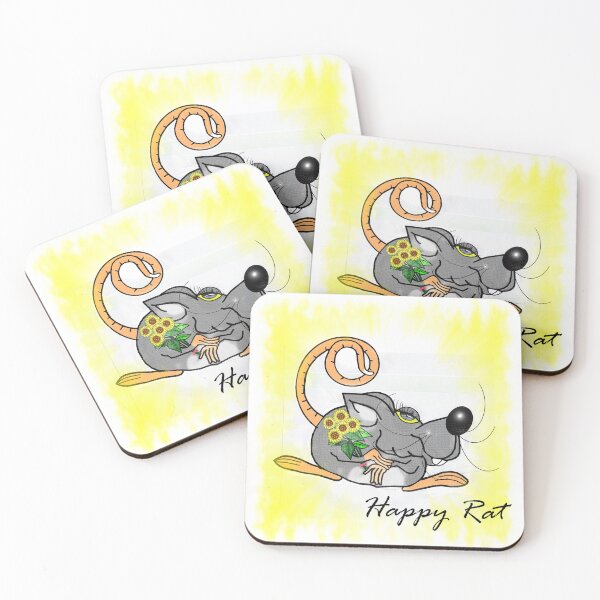 Aperçu de l'œuvre Rat heureux créée et vendue par Shirley cute art .
