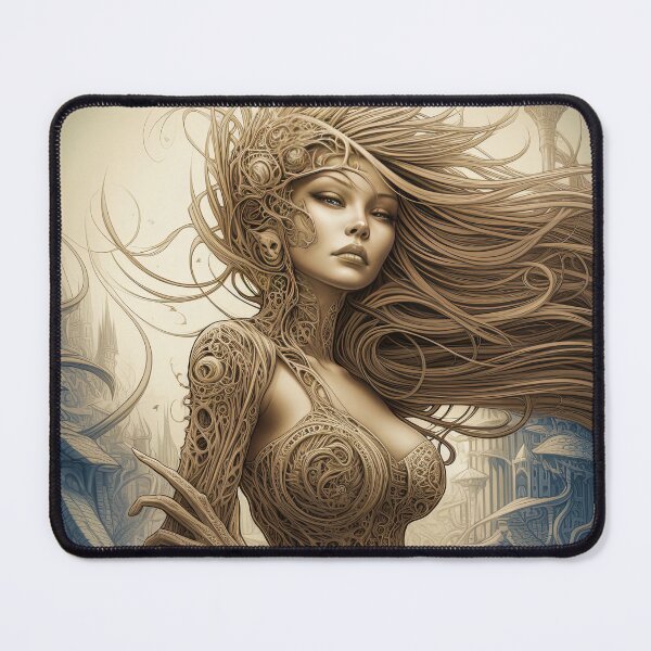 Item preview,  the goldan beauty bold styles-dreamy mood-madness-abstract-detailed-epic-painterly designed and sold by Hermossa-Art.