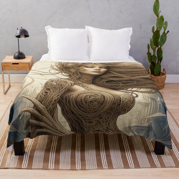 Item preview,  the goldan beauty bold styles-dreamy mood-madness-abstract-detailed-epic-painterly designed and sold by Hermossa-Art.