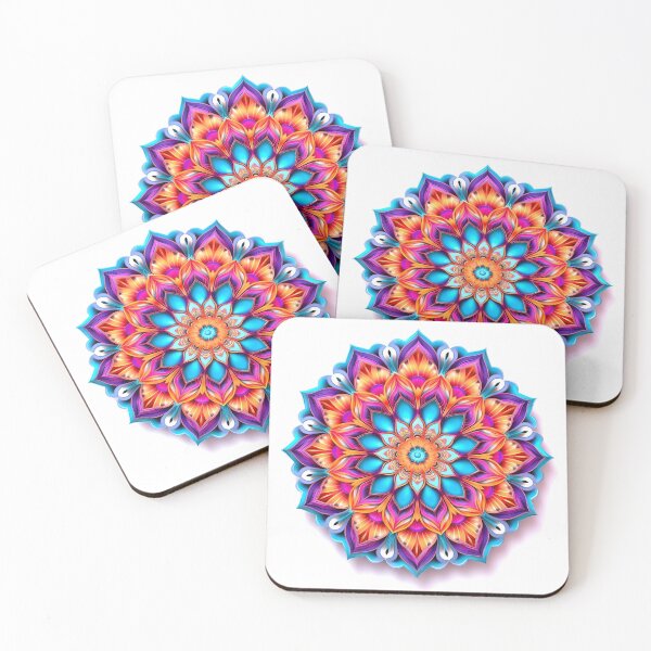 Item preview, Trippy Technicolor Mandalas designed and sold by Silverstormer.