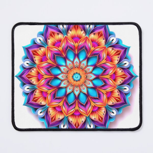 Item preview, Trippy Technicolor Mandalas designed and sold by Silverstormer.