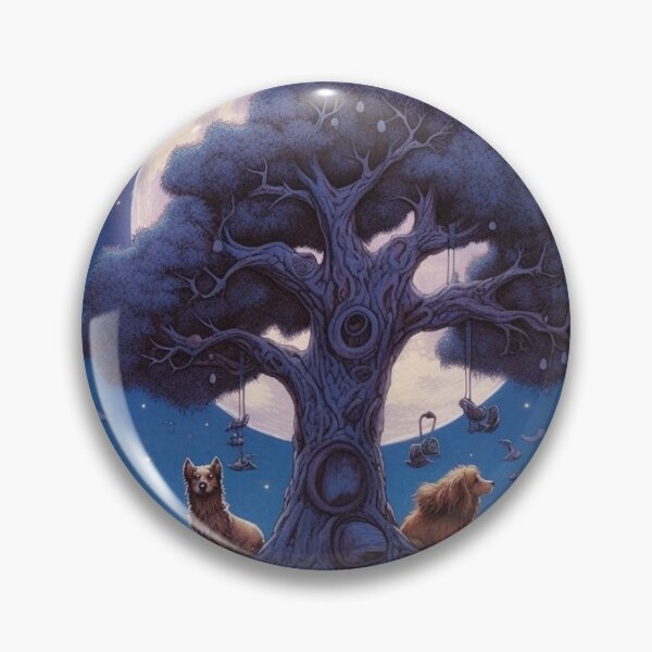 Item preview, Dogs Love The Moon Tree  designed and sold by stevensimmos.