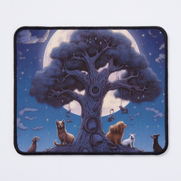 Item preview, Dogs Love The Moon Tree designed and sold by stevensimmos.