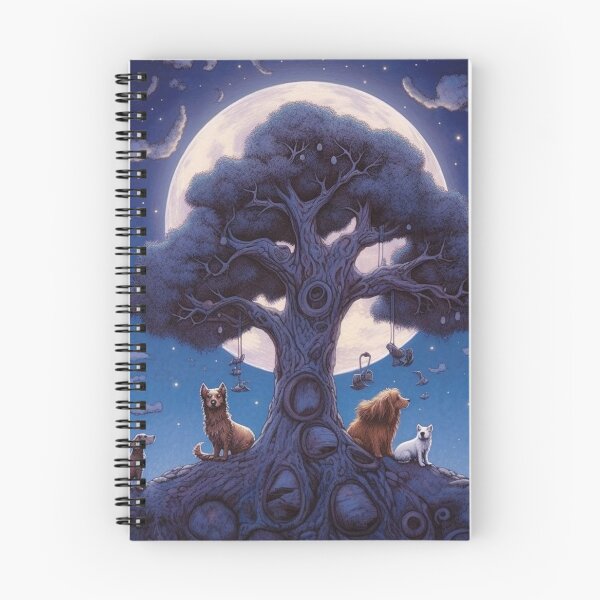 Item preview, Dogs Love The Moon Tree  designed and sold by stevensimmos.