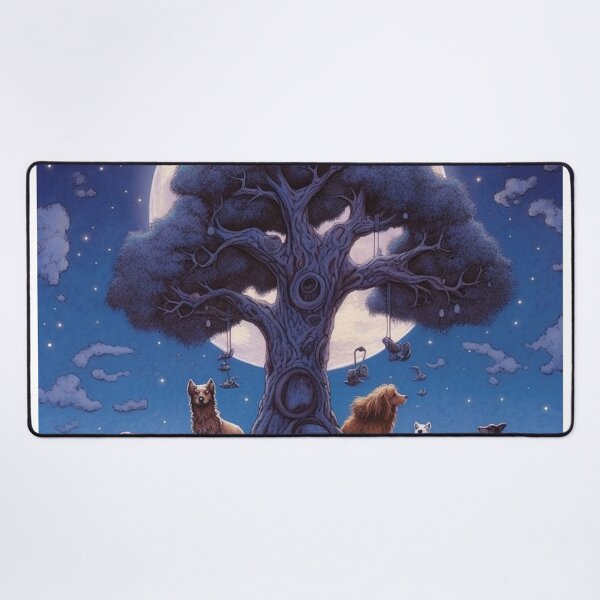 Item preview, Dogs Love The Moon Tree designed and sold by stevensimmos.