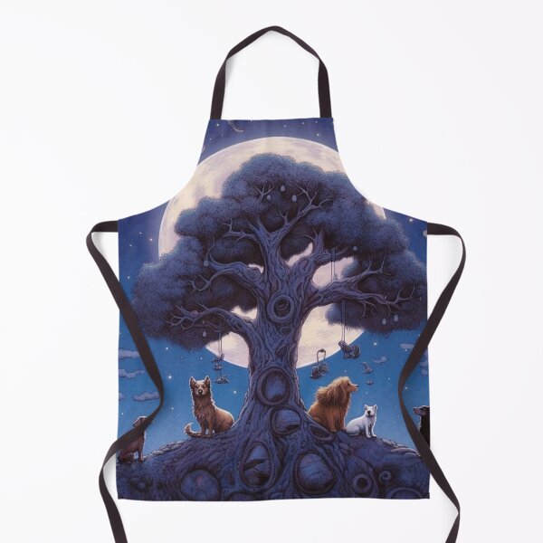 Item preview, Dogs Love The Moon Tree designed and sold by stevensimmos.