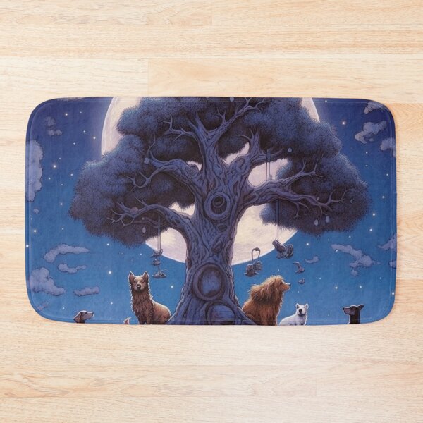 Item preview, Dogs Love The Moon Tree  designed and sold by stevensimmos.