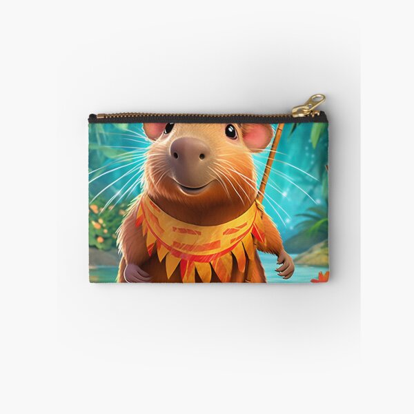 Item preview, capybara explorer digital art designed and sold by DigitalPixelize.
