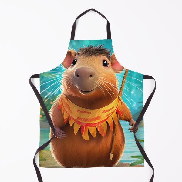 Item preview, capybara explorer digital art designed and sold by DigitalPixelize.