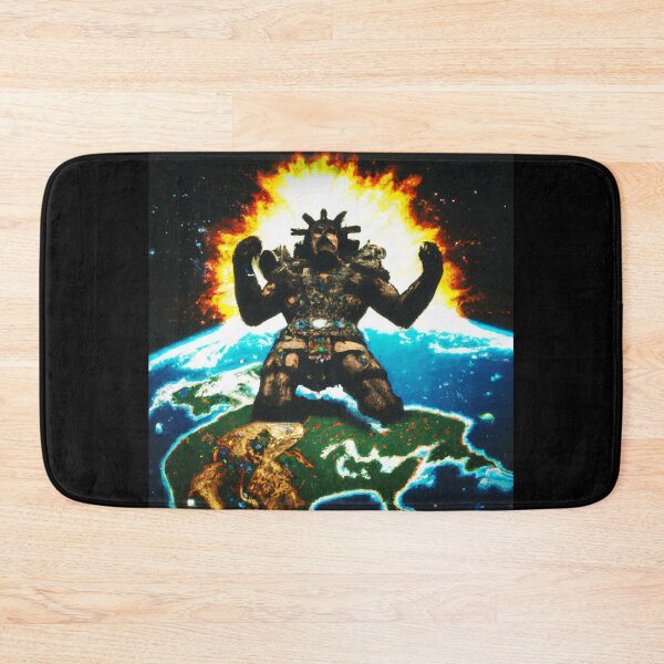 Item preview, Aztec god destroys the world design, made with artificial intelligence designed and sold by BlackLigth.