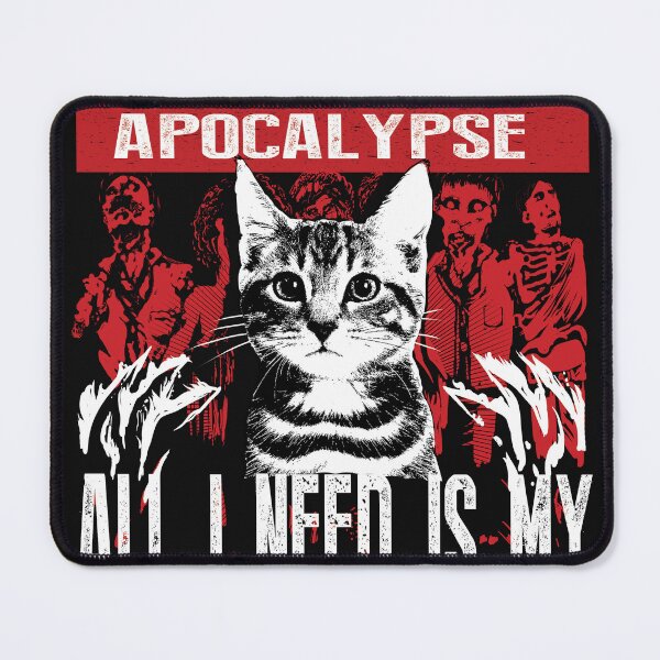 Item preview, In a case of zombie apocalypse all I need is my Cat designed and sold by AdyKurniawan.