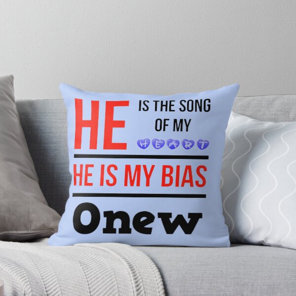 Item preview, HE IS MY BIAS LIGHT BLUE - ONEW designed and sold by Kpop Seoul Shop.