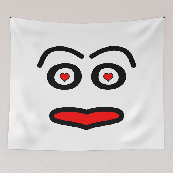 Item preview, Funny love face - heart - red and black. designed and sold by K.S ART.