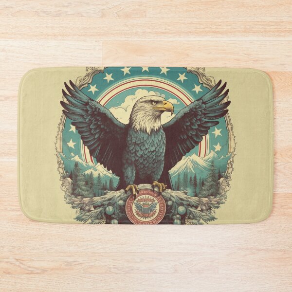 Item preview, Flight of Freedom: Vintage Americana Eagle Art Concept  designed and sold by Bee Happy Creative™.