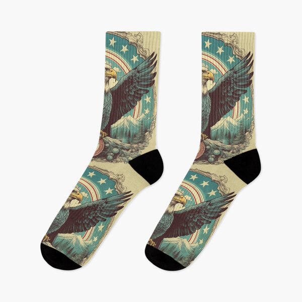 Item preview, Flight of Freedom: Vintage Americana Eagle Art Concept  designed and sold by Bee Happy Creative™.