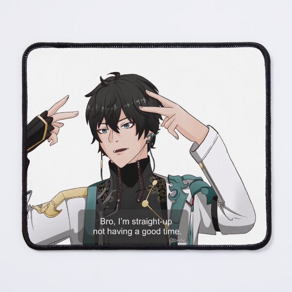 Item preview, Honkai Star Rail Dan Heng Sticker — Bro, I’m Straight-Up Not Having a Good Time designed and sold by Starfins.