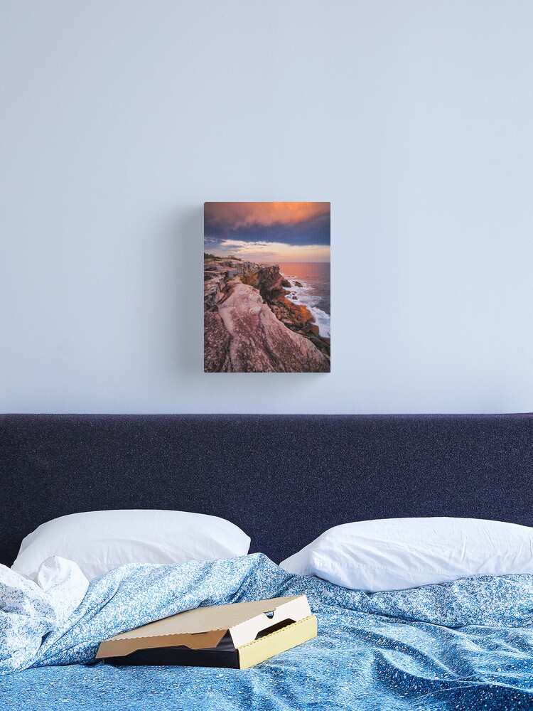 Thumbnail 1 of 3, Canvas Print, Kurnell Cliffs, Kamay Botany Bay National Park, New South Wales, Australia designed and sold by Michael Boniwell.