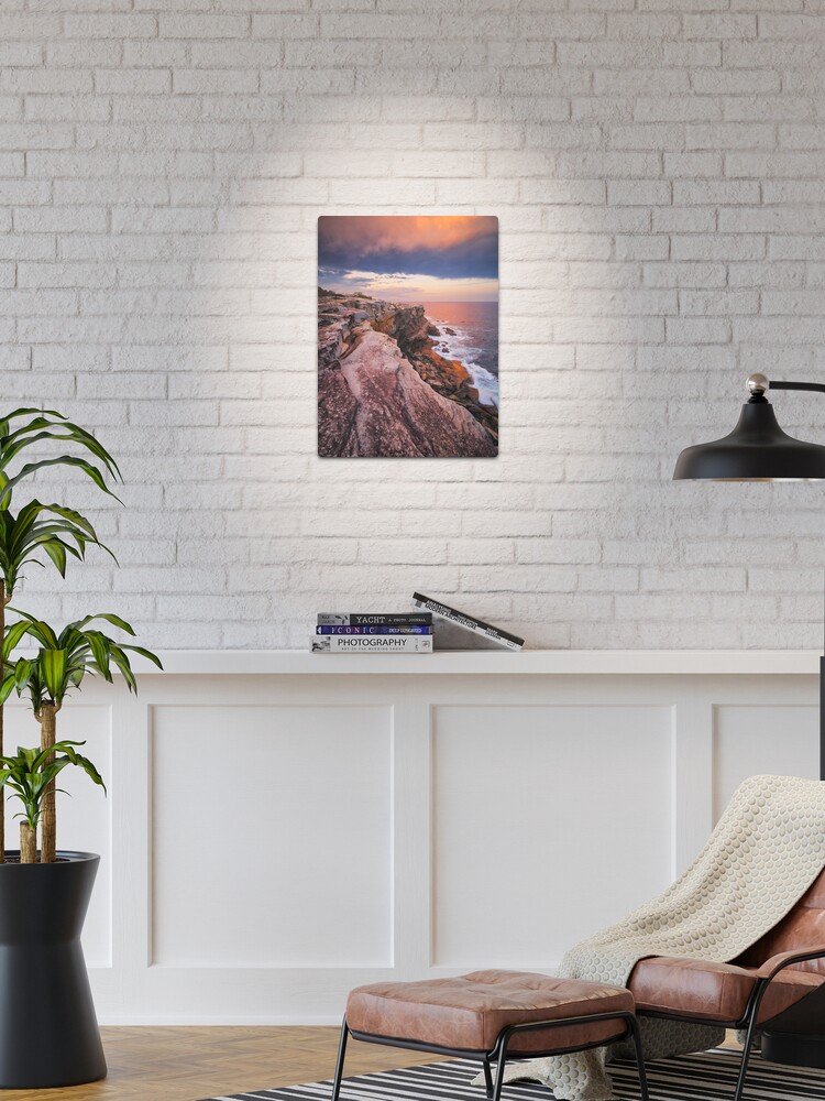 Thumbnail 1 of 4, Metal Print, Kurnell Cliffs, Kamay Botany Bay National Park, New South Wales, Australia designed and sold by Michael Boniwell.