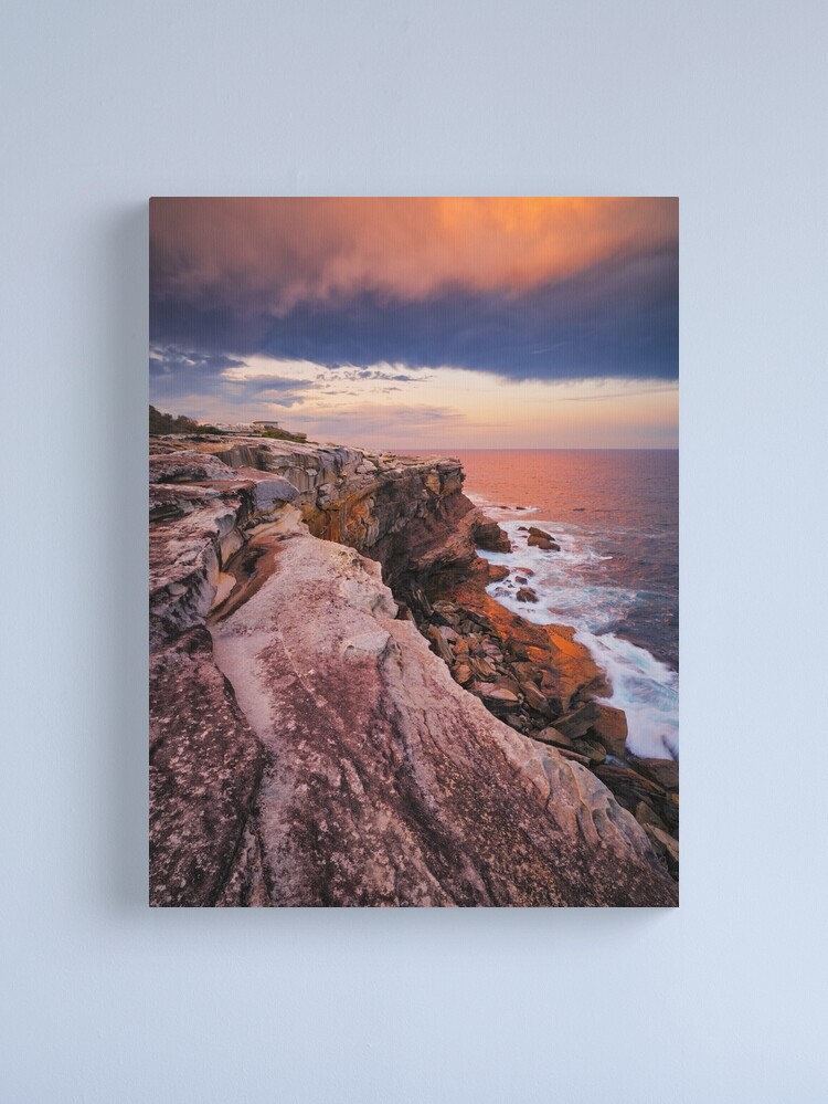 Thumbnail 2 of 3, Canvas Print, Kurnell Cliffs, Kamay Botany Bay National Park, New South Wales, Australia designed and sold by Michael Boniwell.