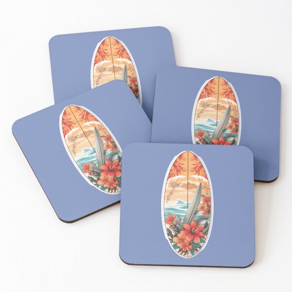 Item preview, Surfing Board, flowers designed and sold by HarriPaloma.