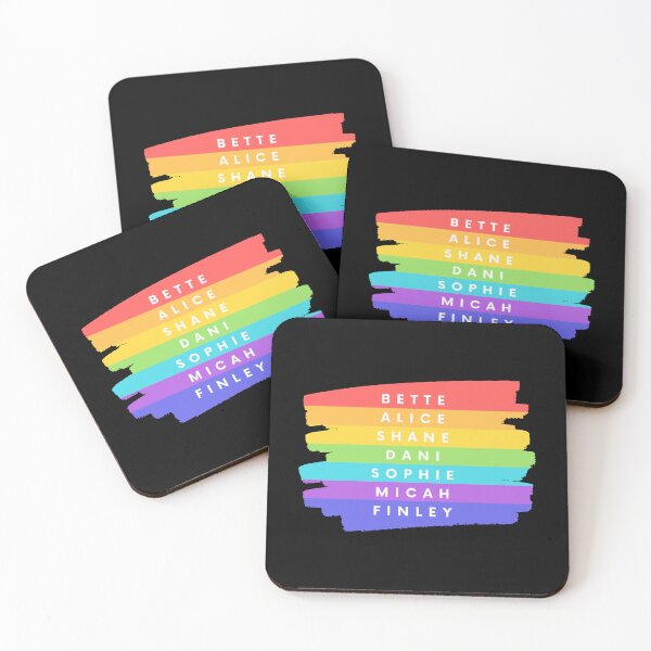 Item preview, The L Word Generation Q Cast Character Pride Flag designed and sold by airatelford.