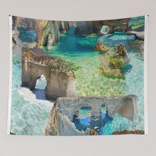 Item preview, natural arches, sea, shallow water designed and sold by Maria Mihailova.