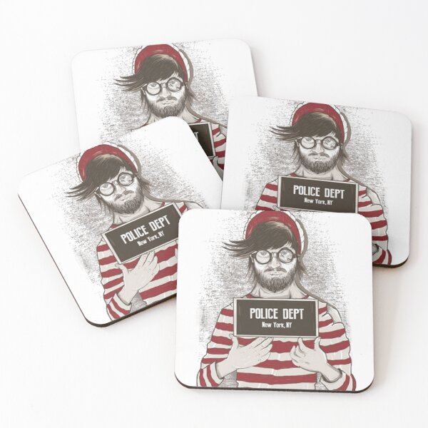Item preview, busted waldo mugshot  designed and sold by AdyKurniawan.