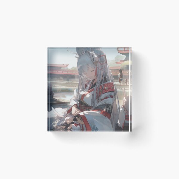 Item preview, Cute Japanese Anime Girl : Enchanting Beauty with Majestic Powers in Captivating Fantasy Art designed and sold by Zibes-Limited.