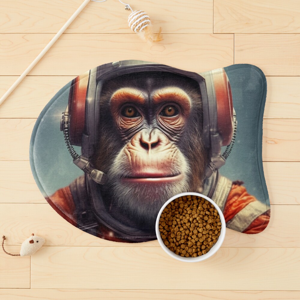 Mono astronauta, impresión de arte de pared de animales futuristas, mono en  un traje espacial, arte de mono divertido, humor animal peculiar,  imprimibles, arte digital AI -  España