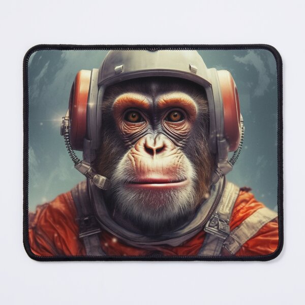 Mono astronauta, impresión de arte de pared de animales futuristas, mono en  un traje espacial, arte de mono divertido, humor animal peculiar,  imprimibles, arte digital AI -  España