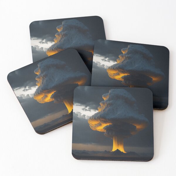 Item preview, Inferno in the Sky: Captivating Nuclear Explosion Art|Nuclear weapon|Russo Ukrainian War|nuclear explosion|Manhattan Project designed and sold by RedArtG09.