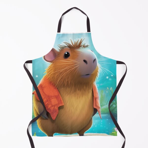 Item preview, Cute Capybara Animated Digital Art designed and sold by DigitalPixelize.