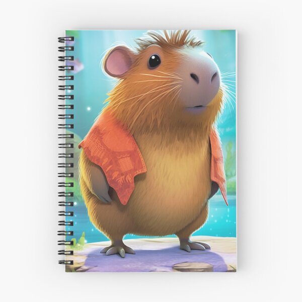 Item preview, Cute Capybara Animated Digital Art designed and sold by DigitalPixelize.
