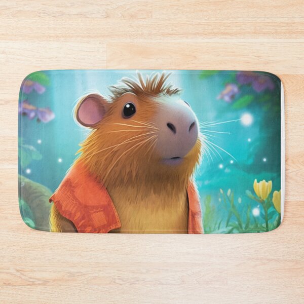 Item preview, Cute Capybara Animated Digital Art designed and sold by DigitalPixelize.