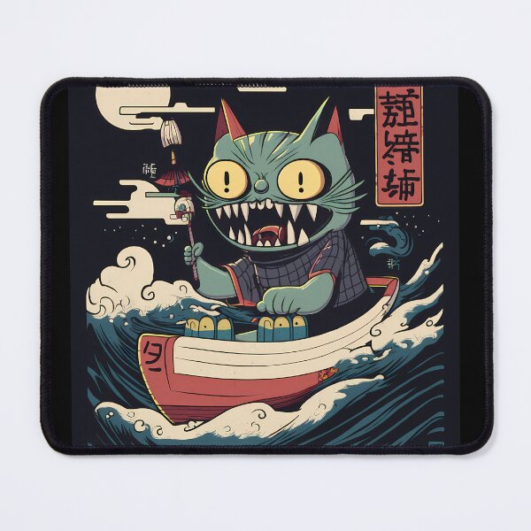 Item preview, Cat Yokai Paddling! designed and sold by ice1103.